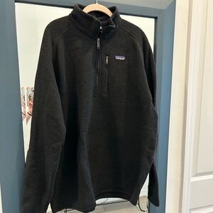 Black Patagonia sweater, men’s size extra large